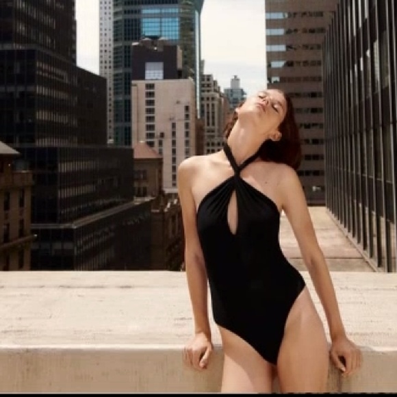 Zara Other - SLIT DRAPED BODYSUIT